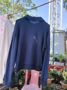 Navy Blue Long Sleeve Shirt