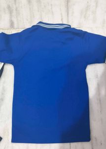 Kids Blue Polo Shirt &amp; Track Pants Set
