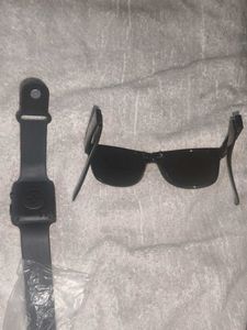 Digital watch and also folding glasses 🕶️