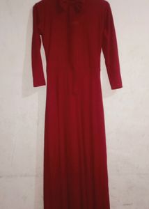 Maroon Party Wear Gown💕