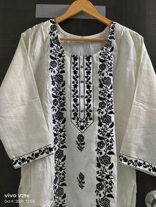 NewUnused Embroidery Pakistani Suit OrganzaDupatta