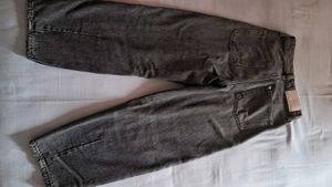 Gray Wash Denim Jeans