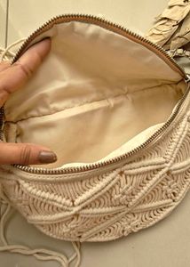 Macrame Crossbody Bag