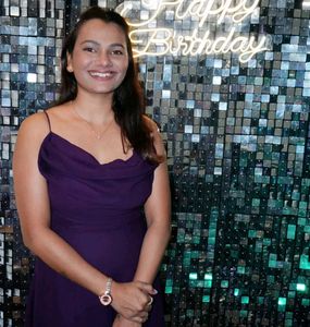 Elegant Purple Cocktail Dress