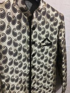 Paisley Print Nehru Sherwani