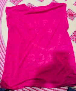 Pink Smiley Face "RBKS PEACE" T-Shirt