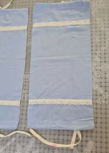 2 Small round pillow or Bolster Covers