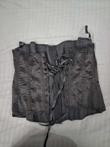 Black Lace Corset Top