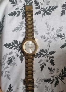 Gold Titan Watch (Negotiable)