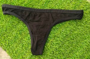 Comfortable Black Thong Underwear