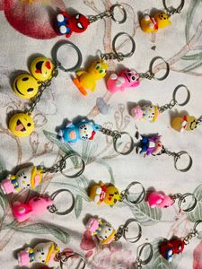 Cute Character Keychains Collection