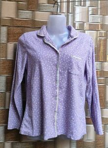 Warm Korean Lilac Sleep Shirt 💜
