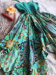 Bohemian Print Mini Dress