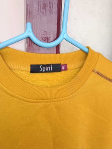 Yellow Spirit Graphic Sweatshirt