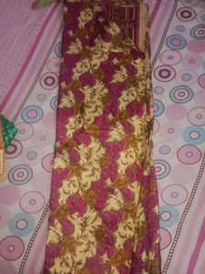 Beautiful Floral Print Saree
