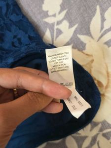Teal Lace Camisole Top