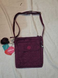 Kipling Crossbody Bag - Plum Color