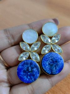Beautiful Blue Pair Of Earrings