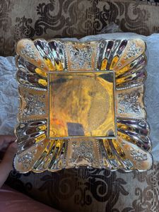 set of 3 Elegant Vintage Silver Tray