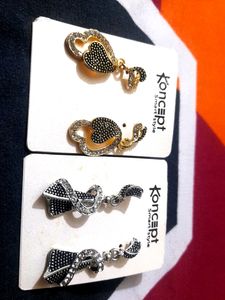 🖤 Stunning Black Earings,Only 80 Rupees!