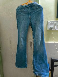 Blue Flared bootcut  Jeans + freebie