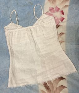 White Lace Cami Top