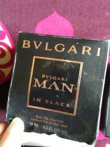 Bvlgari Man in Black Perfume empty bottle