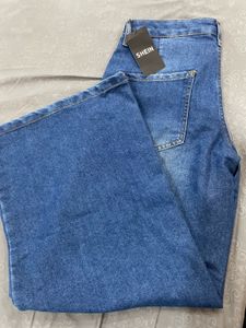 SHEIN Blue Denim Jeans