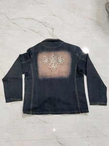 Stylish Men's Denim Blazer