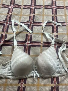 Blue &amp; white Bra