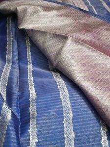 Elegant Blue &amp; Silver Saree