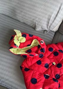 Cute Ladybug Puffer Jacket