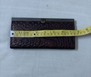 Crocodile Wristlet Wallet for Women