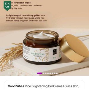 Good Vibes Rice Brightening Gel Creme