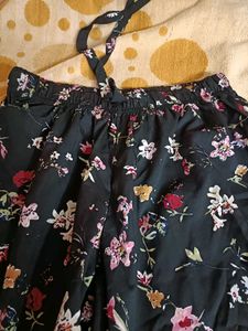 Floral Wide-Leg Pants