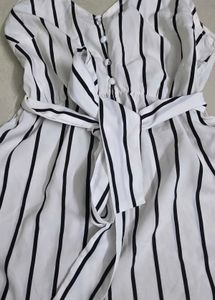 Striped Romper Jumpsuit
