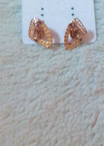 Cute Rose &amp; Geometric Earrings Set