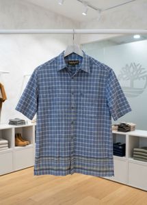 Timberland Men's Plaid Short Sleeve Shirt