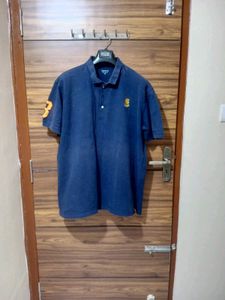 navi blue 5xl  polo t-shirt