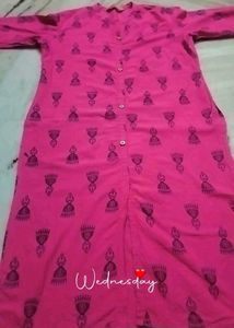 🌺jhumka Printed Cotton Kurta