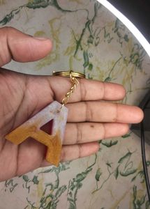 Red Letter A Keychain