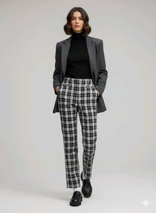 Classic Check Trousers for women