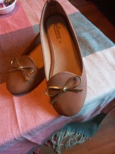 Cute Asena Collection Tan Flats