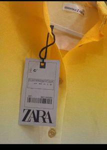 Yellow Ombre Button-Up Shirt