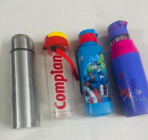 4 Water Bottles