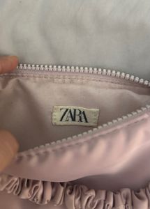 Zara Satin Shoulder And Sling Bag