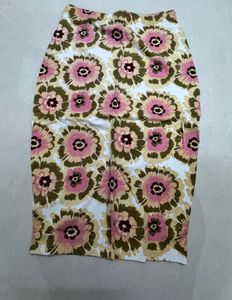 Women Floral Pencil Skirt
