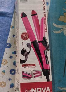 New Nova 2-in-1 Hair Straightener & Curler