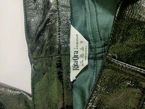 Unisex Black Patent Trousers Mint Condition