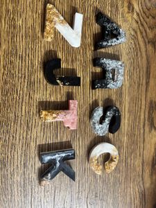 Resin Letter Decor